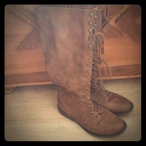 Womens lace up boots